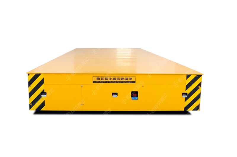 浙江湖州南潯BWP-10噸無(wú)軌電動(dòng)平車交接成功