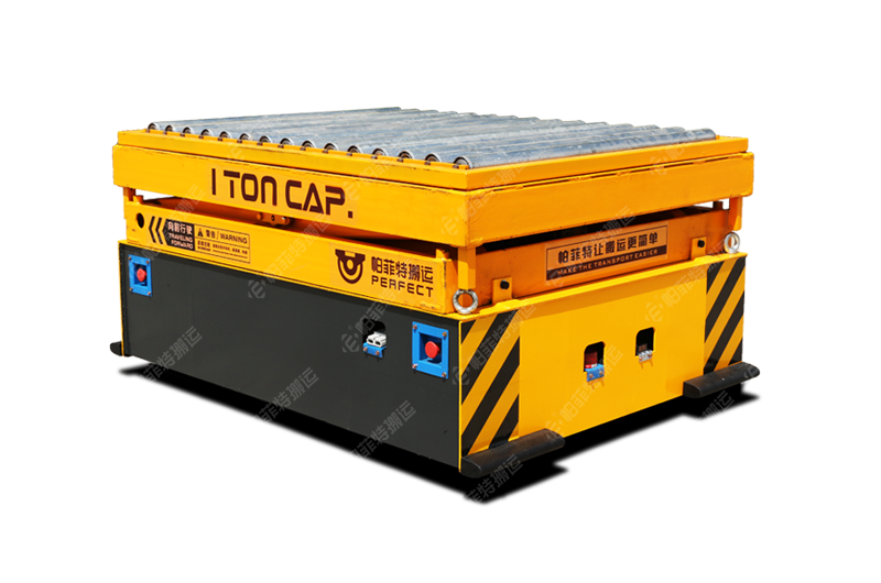  四川成都金牛區(qū)BWP-1噸無軌電動平車交接成功