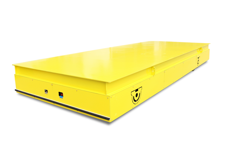 江蘇如皋市16噸無軌電動(dòng)電動(dòng)平車交付成功