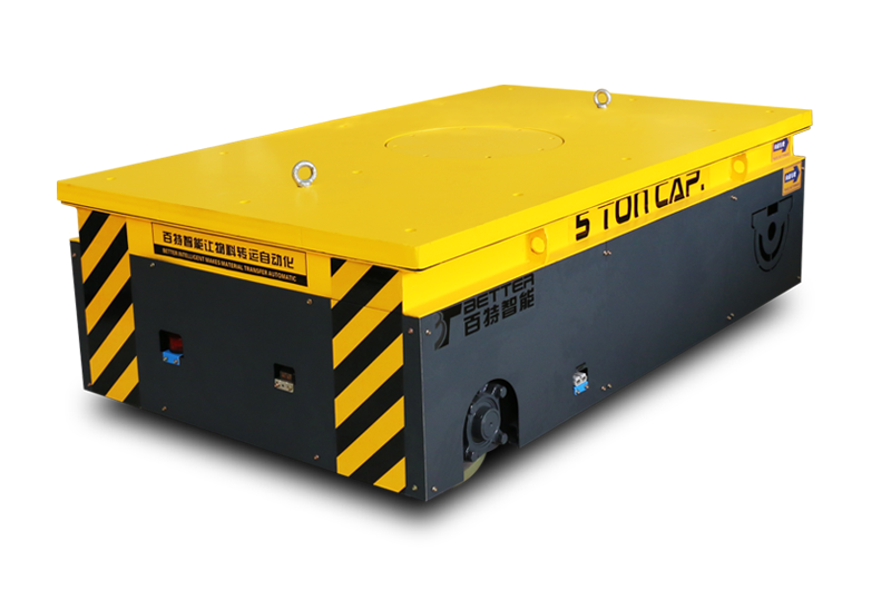 山東濟(jì)南5噸無軌電動平車順利交接