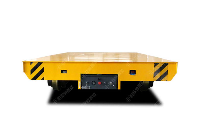 山東滕州BXC-20噸蓄電池電動(dòng)平車(chē)順利交接